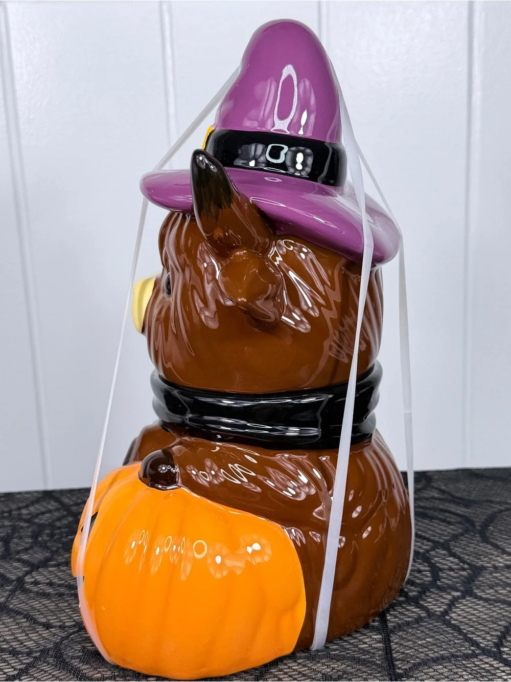 NEW Highland Cow Witch Halloween Cookie Jar